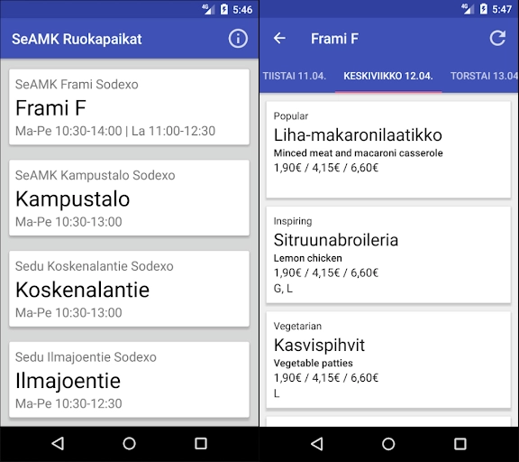 SeAMK Ruoka preview